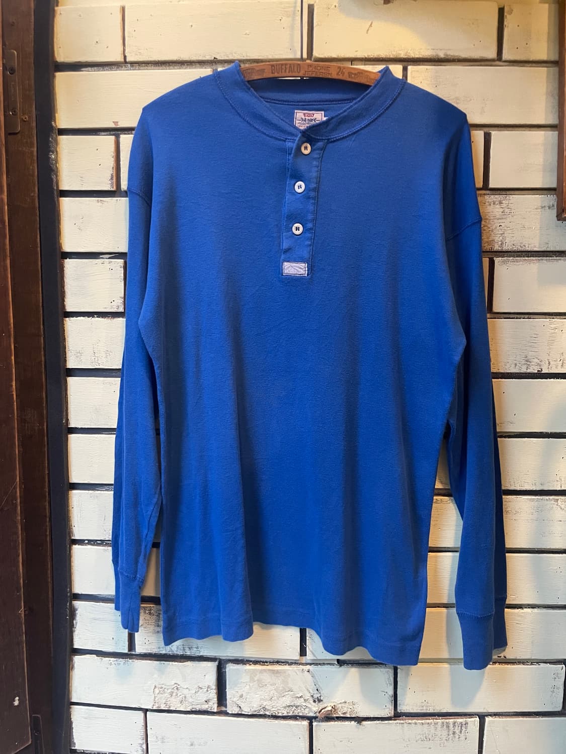 90-00's Vintage Levi’s  Henley T- Shirt 상품이미지1