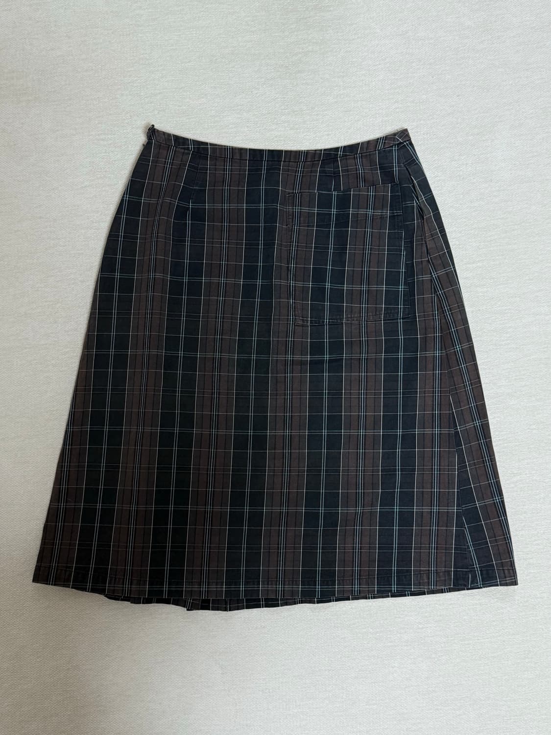 마가렛호웰 체크 미디 스커트 상품이미지2