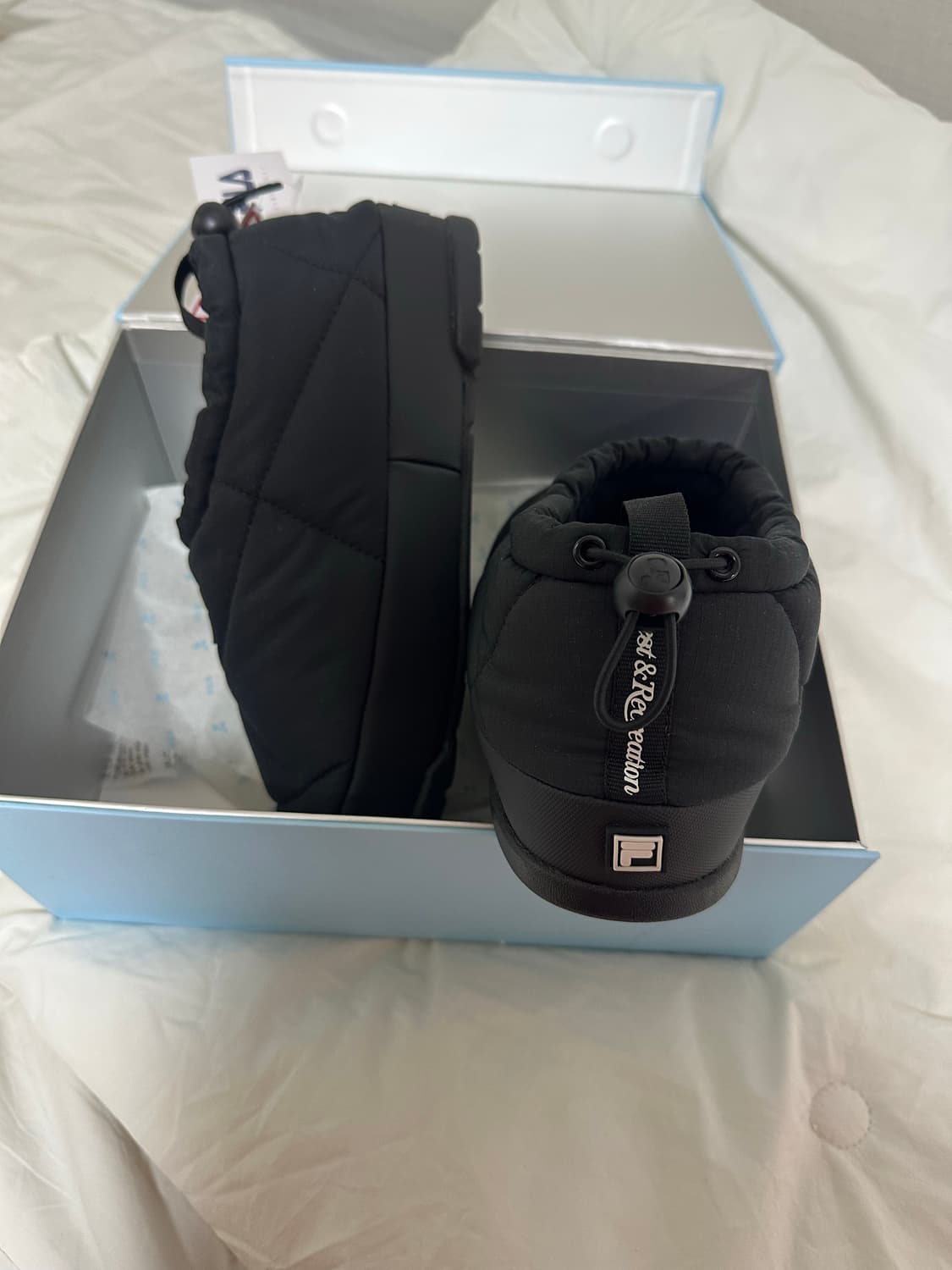 휠라 X R&R 콜라보, 푸퍼 로우 블랙 250cm  상품이미지3