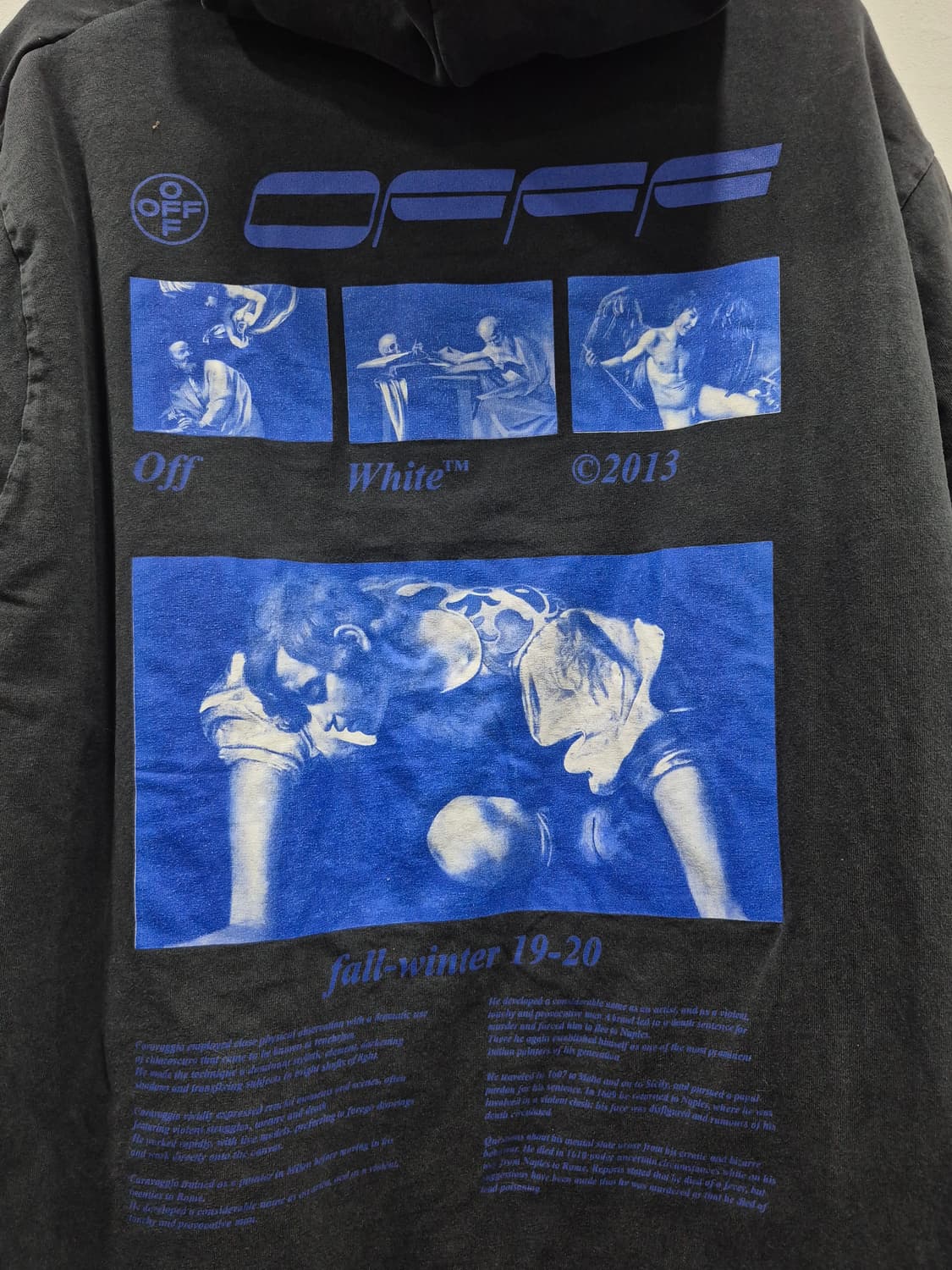 오프화이트 하드코어 카라바 오버 후드티 남성 95사이즈 상품이미지5