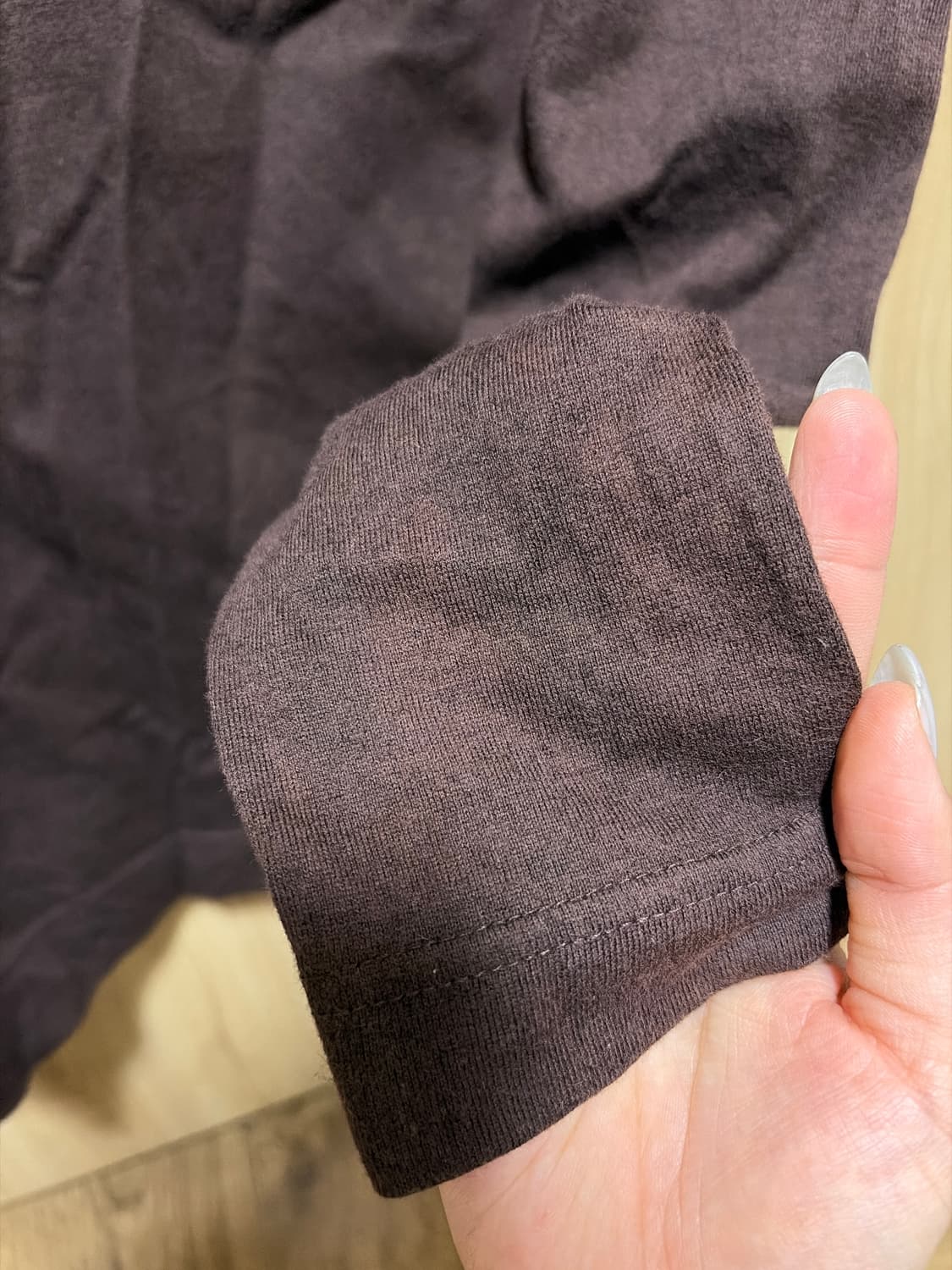 모리걸 브라운 롱슬리브 상품이미지5