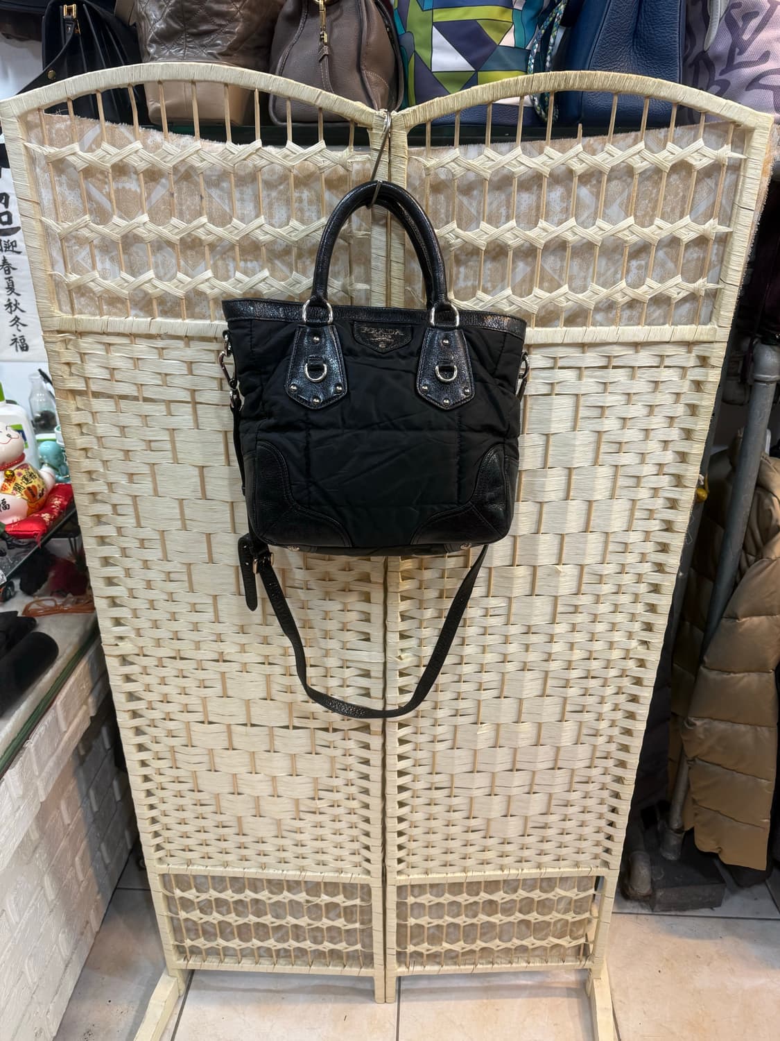 정품 프라다 테수토 붐버 2way백 팝니다 상품이미지1