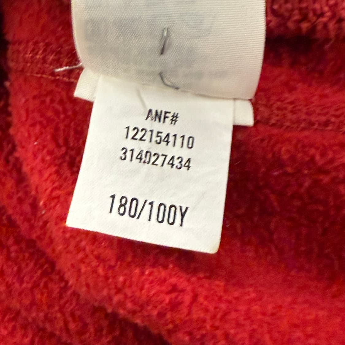 아베크롬비 레드 후드집업 상품이미지8