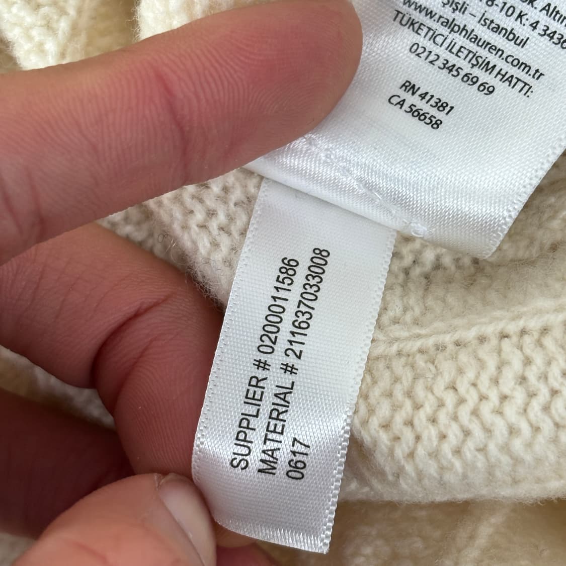 폴로 울 캐시미어 니트  상품이미지8