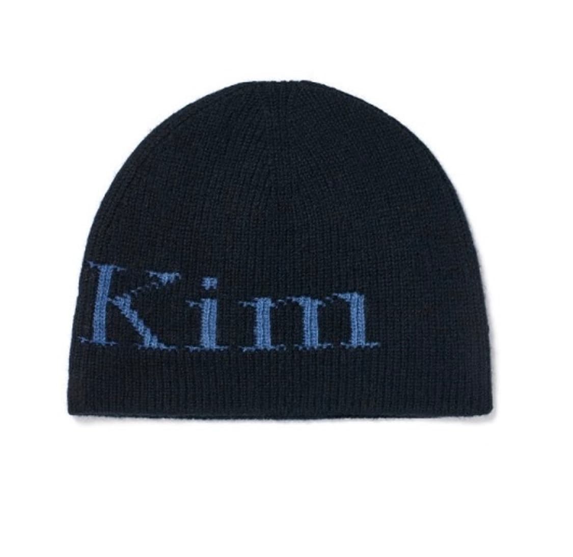 마뗑킴 비니 LOGO JACQUARD KNIT BEANIE IN BLAC 상품이미지2