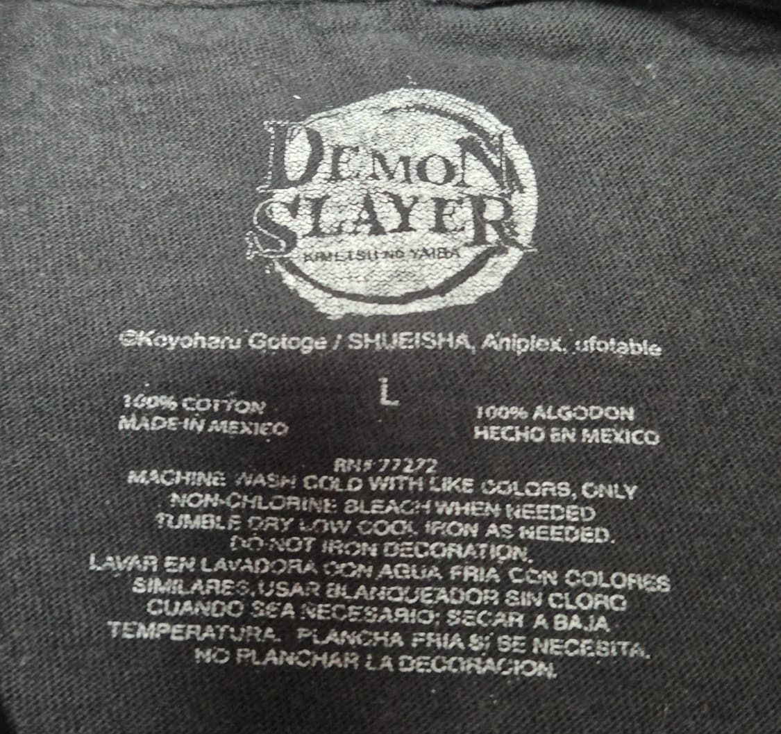 [L]귀멸의 칼날 오피셜 티셔츠  -228 상품이미지3
