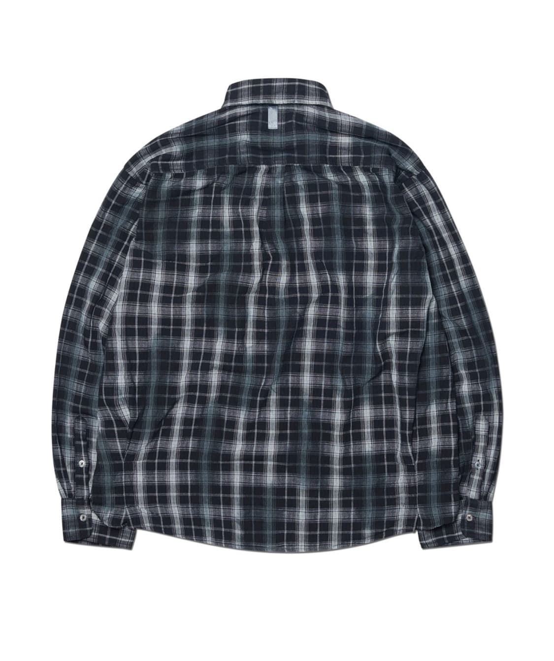 노매뉴얼 O.D CHECK SHIRT - BLACK 상품이미지3