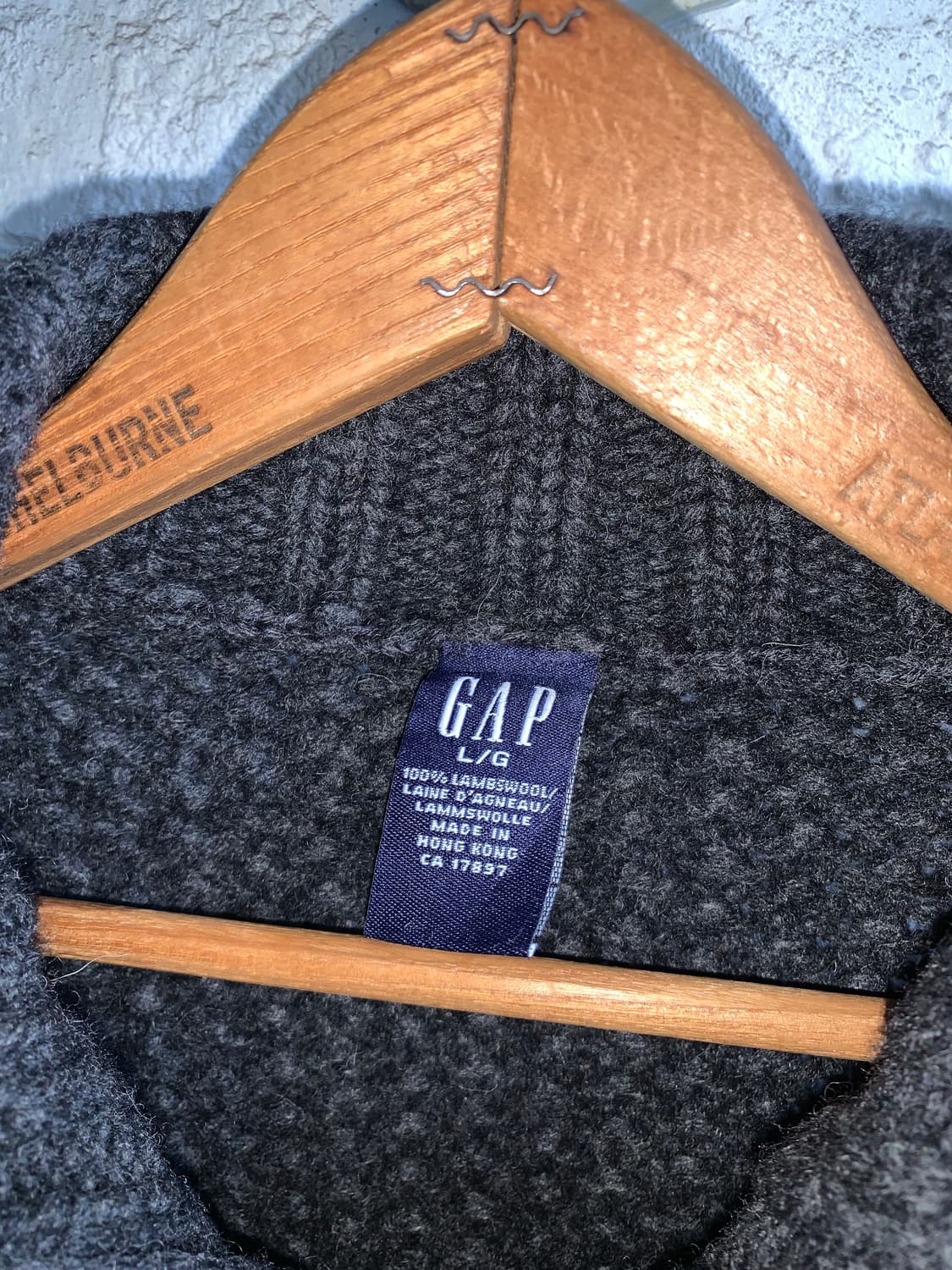 올드 갭 램스울 가디건  상품이미지3