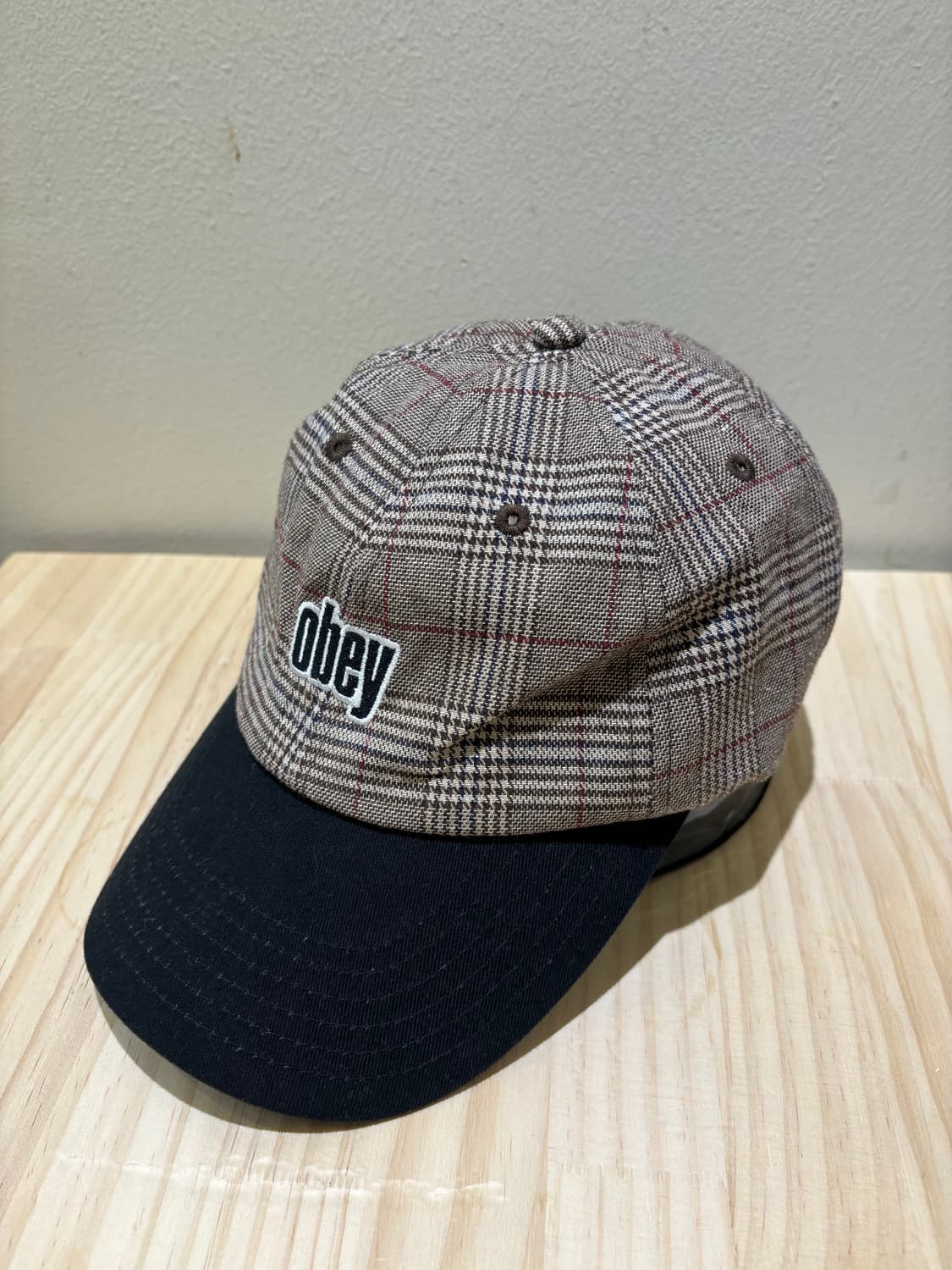오베이 데이턴 6패널 체크 볼캡 상품이미지2