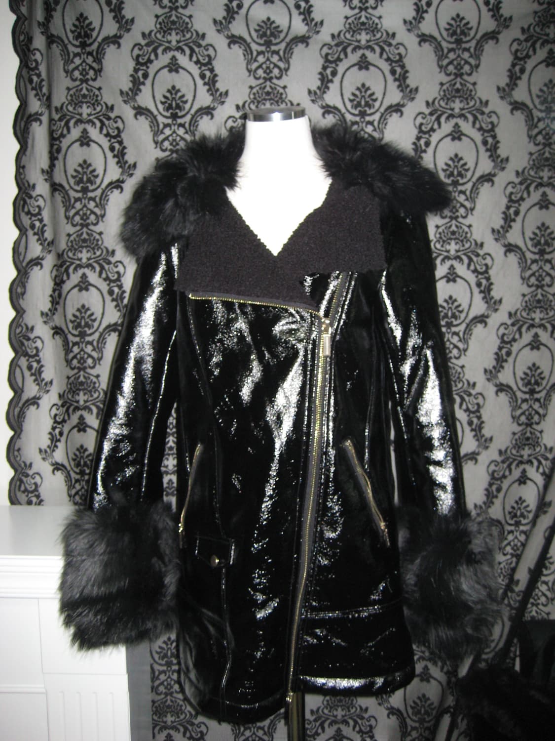 아르마니 armani  익스체인지 퍼 무스탕 코트 상품이미지3