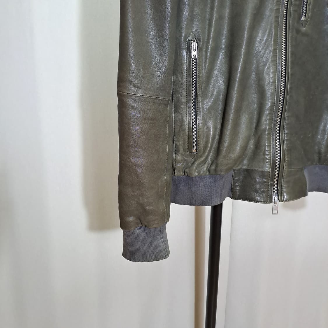 (택포) 올세인츠 램스킨 블루종 B803 상품이미지4