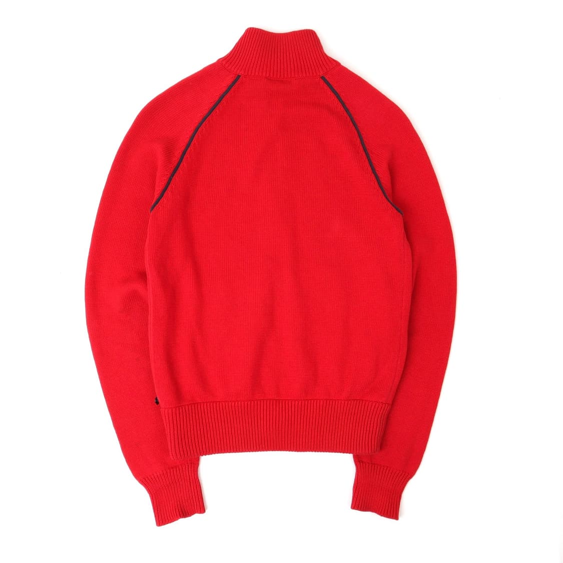폴로진스 코 레드 코튼 니트 집업 가디건 상품이미지5