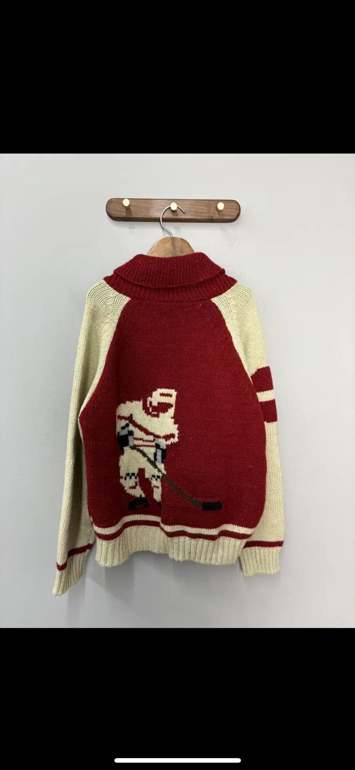 빈티지 캐나다 코위찬 니트집업 자켓 H2512 상품이미지4