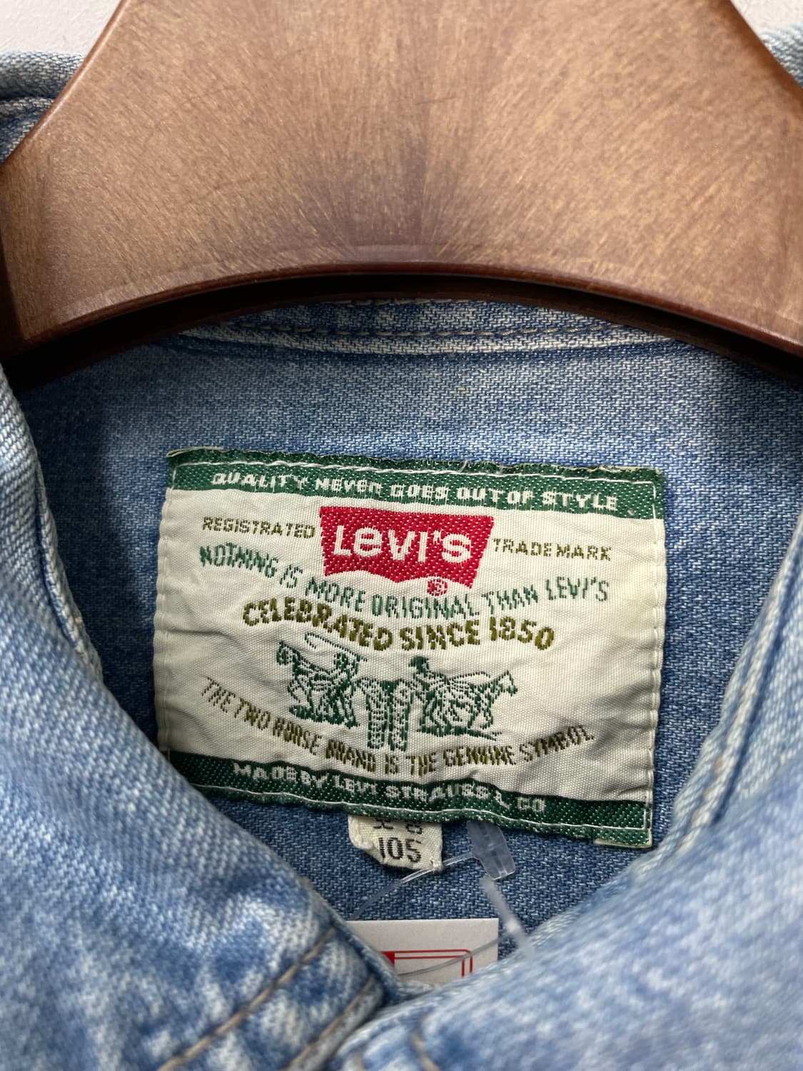 리바이스 데님 웨스턴 셔츠 H1104 상품이미지5