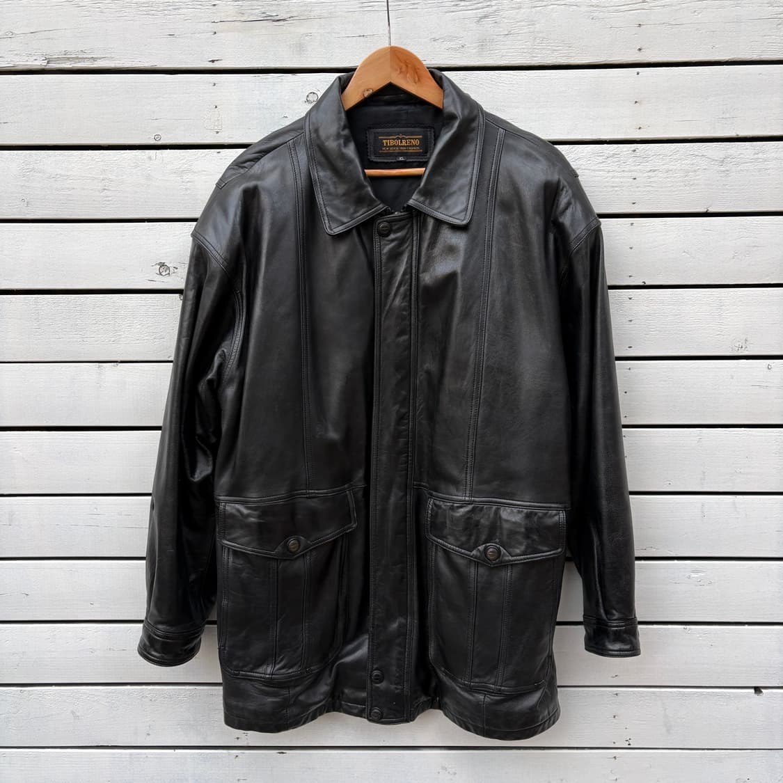 Vintage 빈티지 양가죽 카코트 자켓 상품이미지1