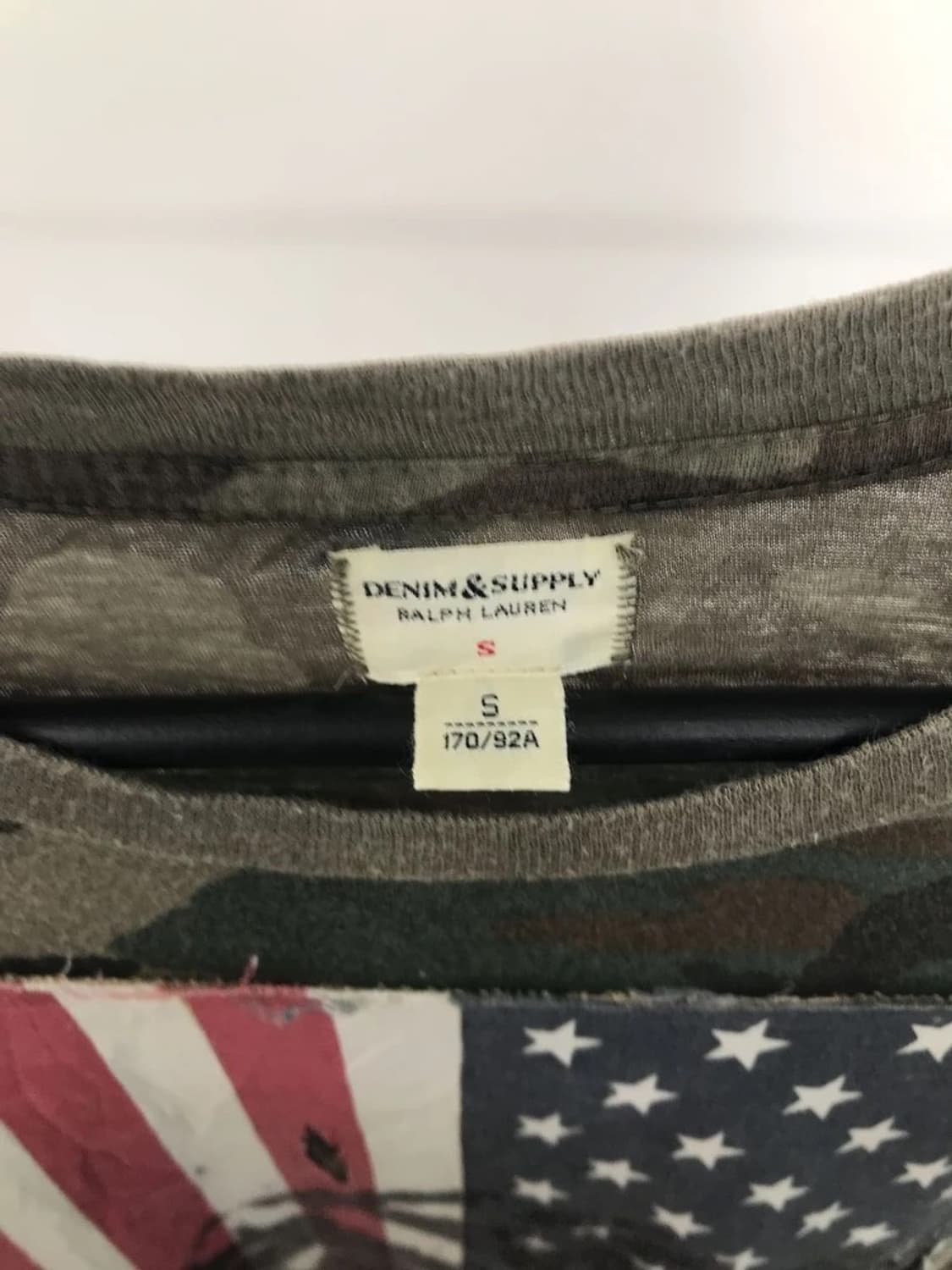 Denim & Supply RL Camo Flag Graphic Tee 상품이미지5