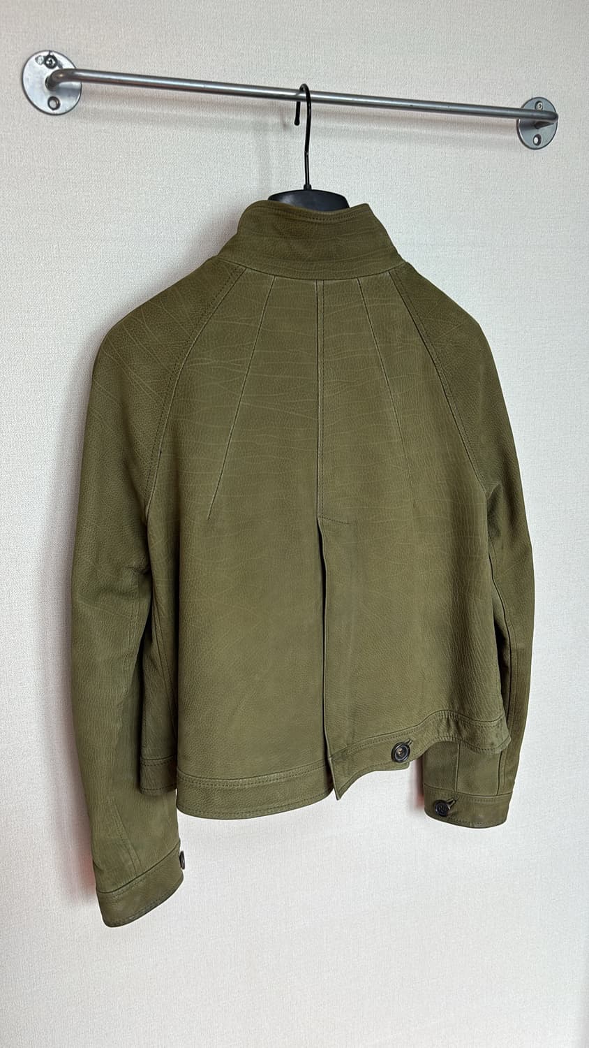 Calfskin High Neck Jacket 상품이미지7