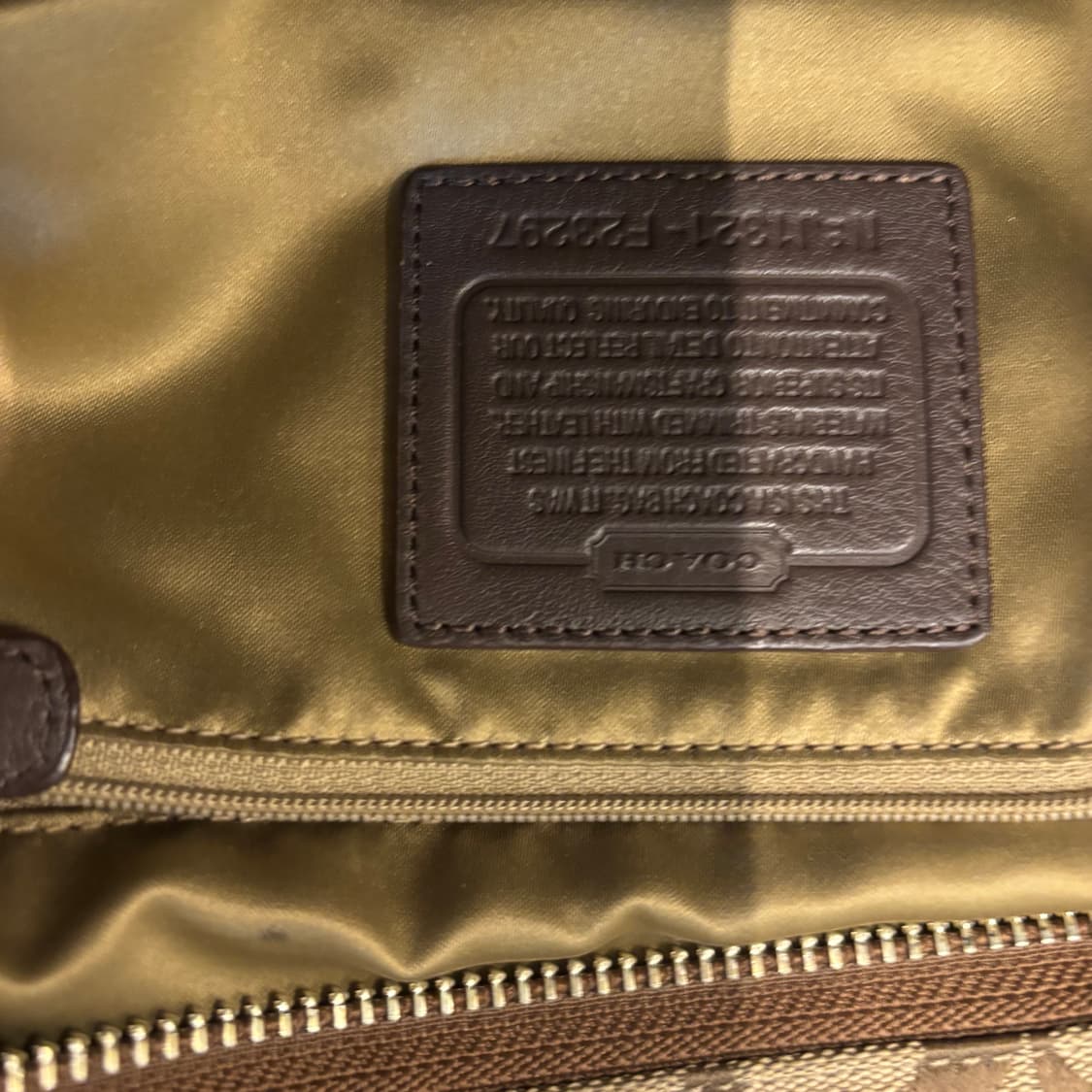 정품 코치 패브릭 숄더백     상품이미지10