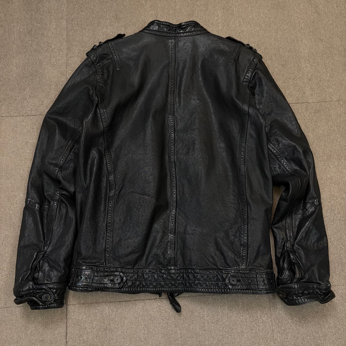 Neil Barrett 닐바렛 아카이브 버팔로 레더 자켓 L  상품이미지6