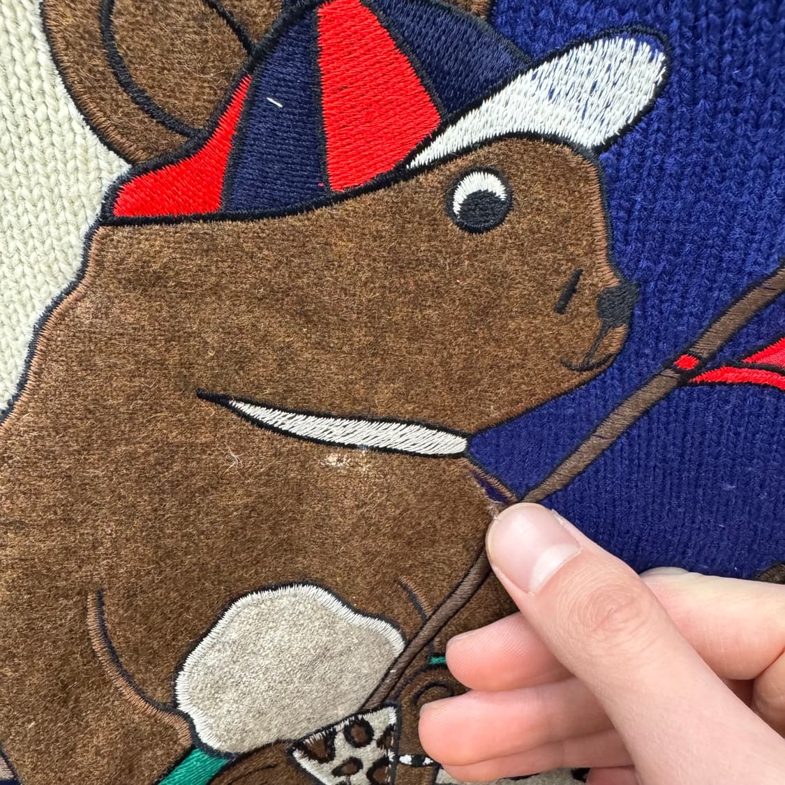 00s 까스텔바작 스포츠 전면 애니멀 골프 그래픽 포인트 레드 블랙 상품이미지7