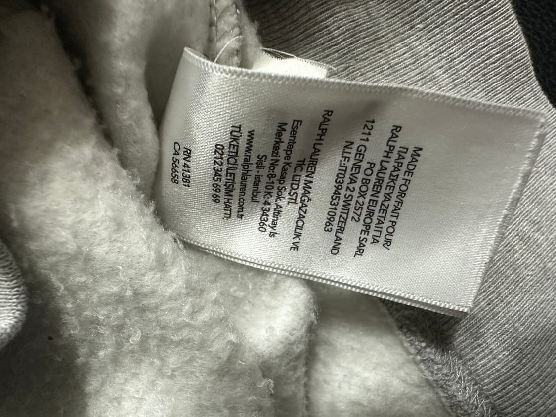 폴로 랄프로렌 후드티 그레이M 상품이미지4