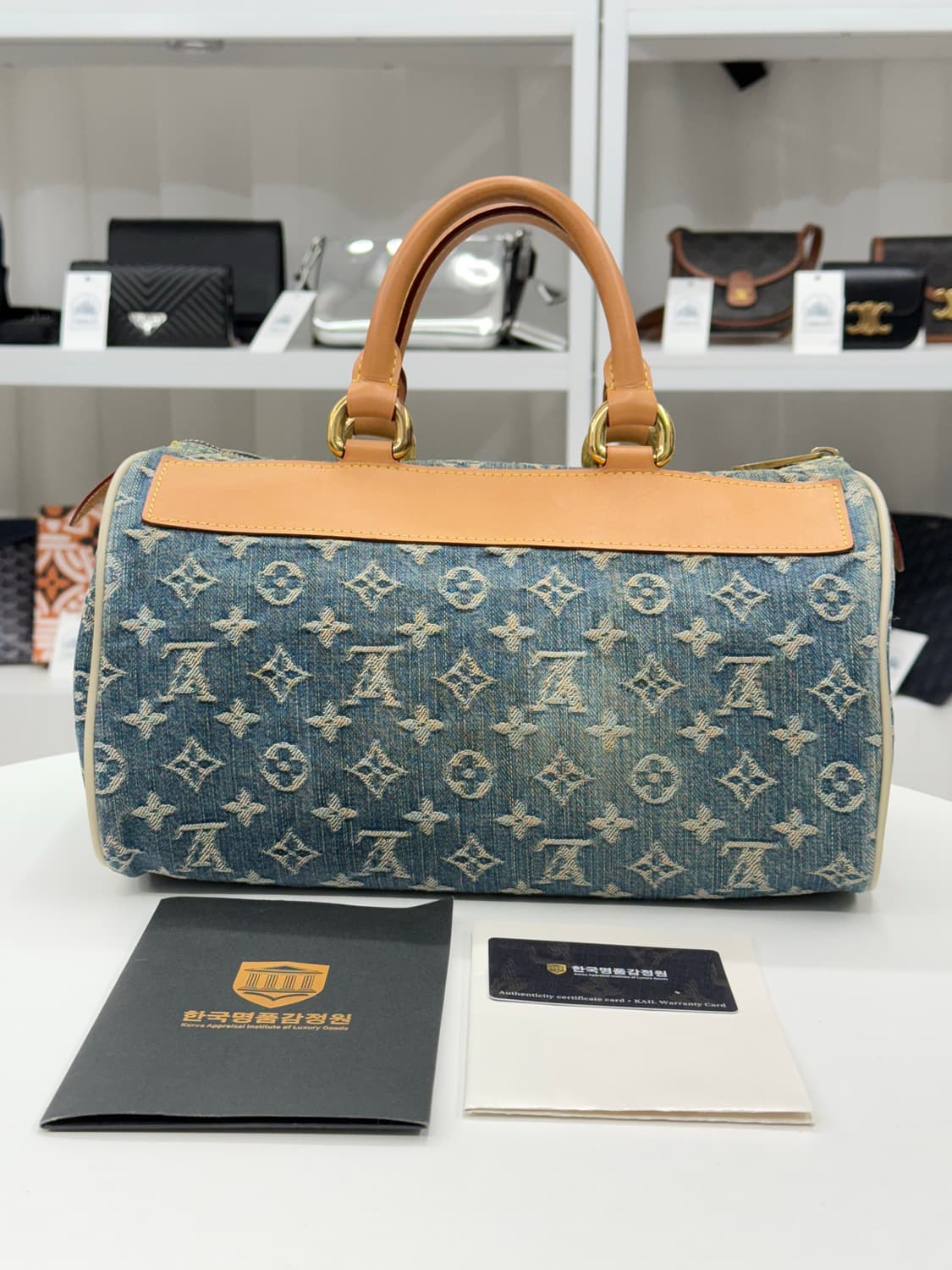 [30] 루이비통 데님 네오 스피디 토트백 상품이미지2