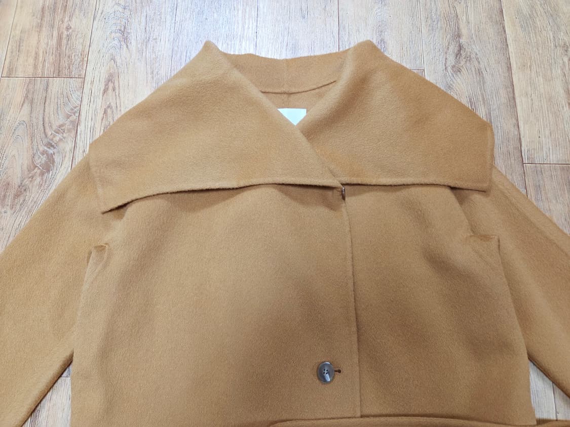 르꼬르망(le cormang) 핸드메이드 숄 울코트 프리사이즈 새상품 상품이미지4