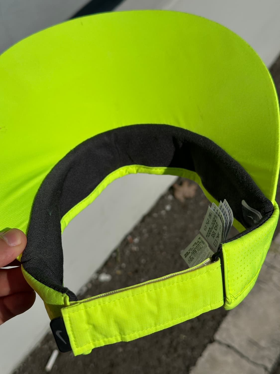 [F] 나이키 로고 야광 썬캡 썬바이저 모자 상품이미지8