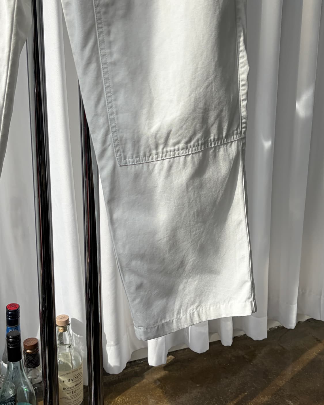 [32-33인치]폴로 스포츠 더블니 화이트 트라우저 팬츠 상품이미지4