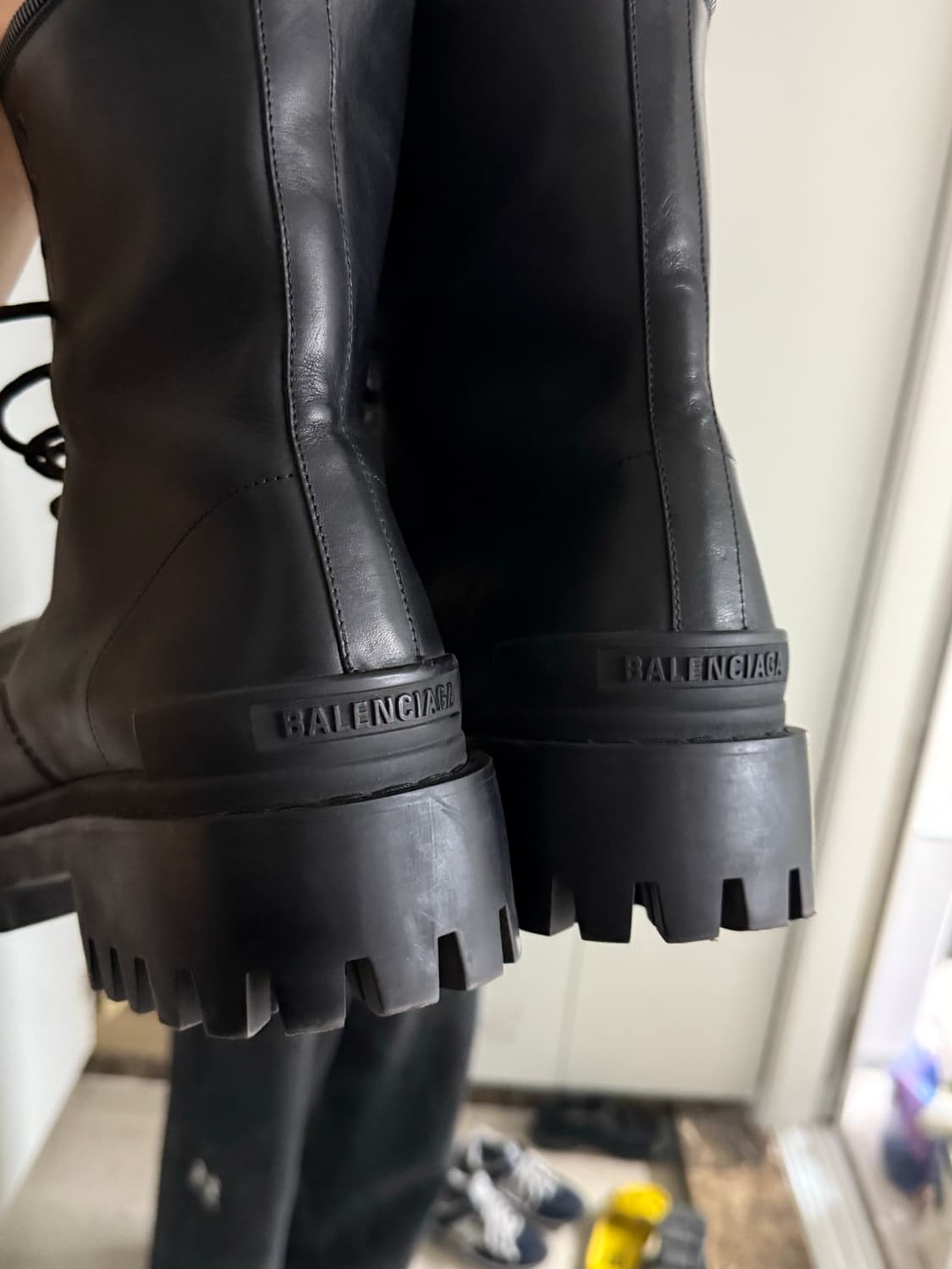 발렌시아가 마스터 스트라이크 부츠 41sz 컴뱃 상품이미지4