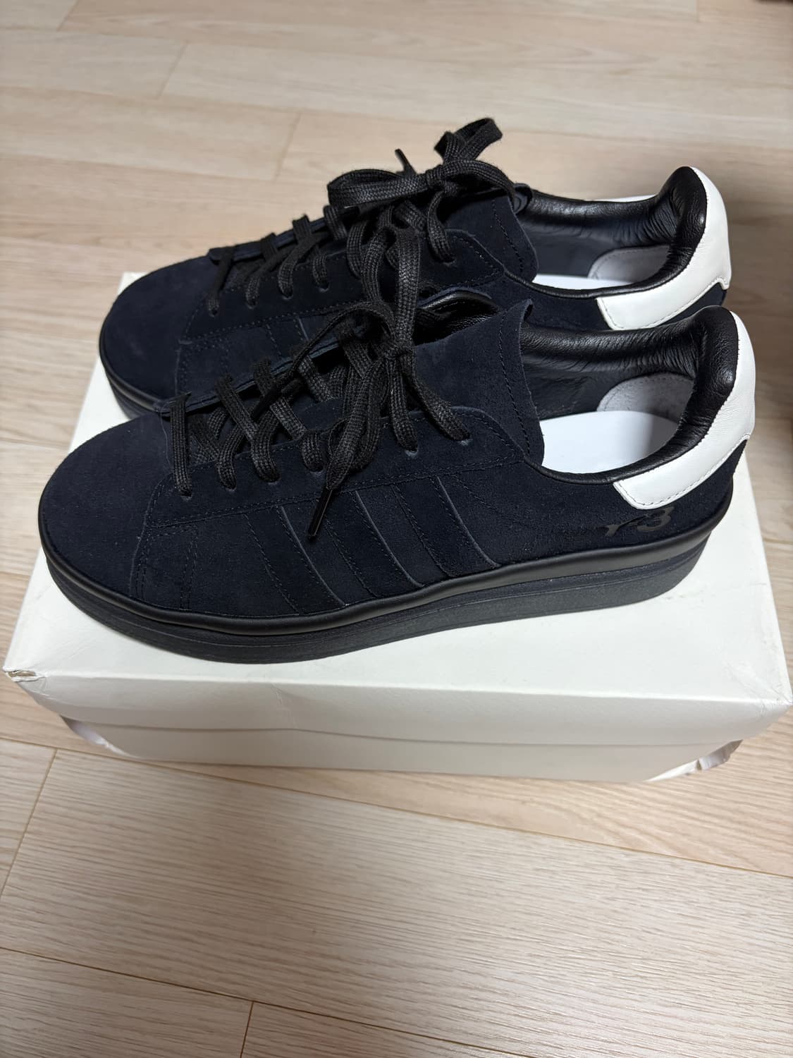 Y3 히쵸(Hicho) 블랙코어화이트(1회실착, 260) 상품이미지1