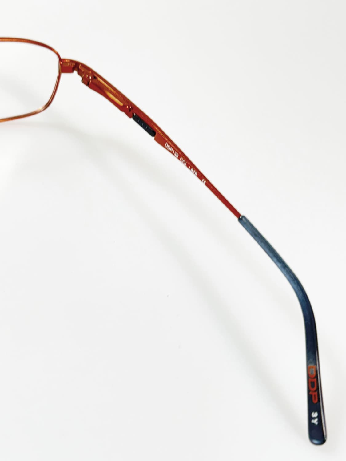 90s DDP 코퍼 브라운 메탈 슬림 스퀘어 빈티지 안경 상품이미지7