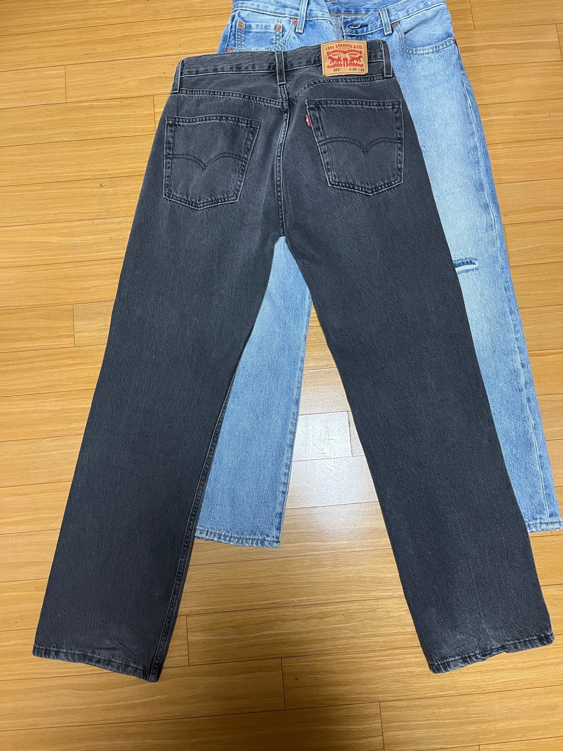 리바이스 555 흑청 w30l32 상품이미지2