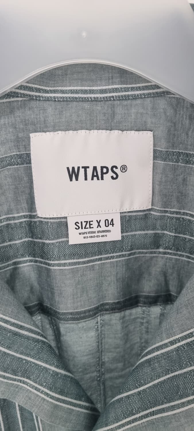 WTAPS  2025 SS 오픈카라 셔즈 판매합니다. 상품이미지5