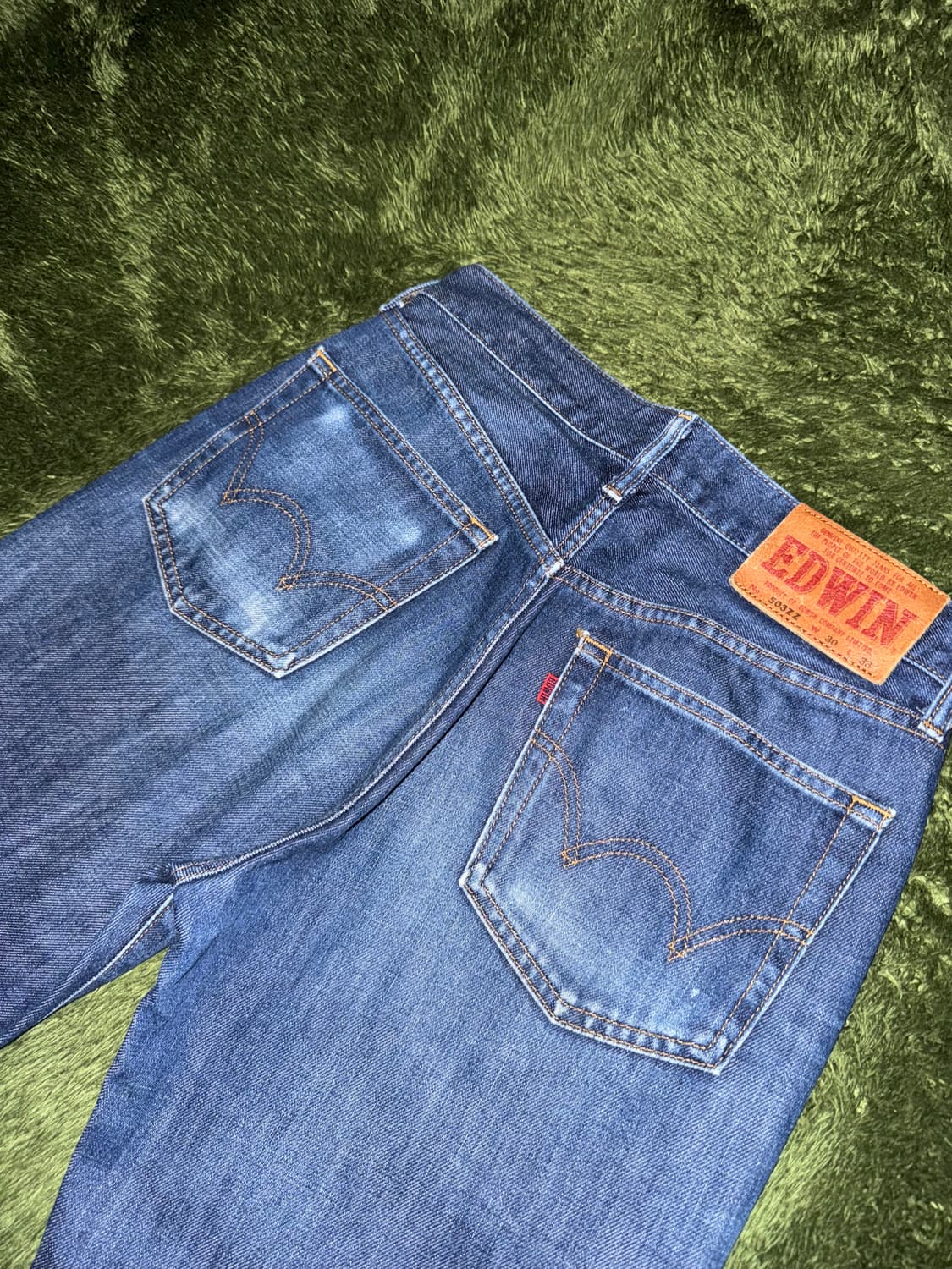 [W30/L33] 에드윈 워시드 데님 팬츠 MADE IN JAPAN 상품이미지9