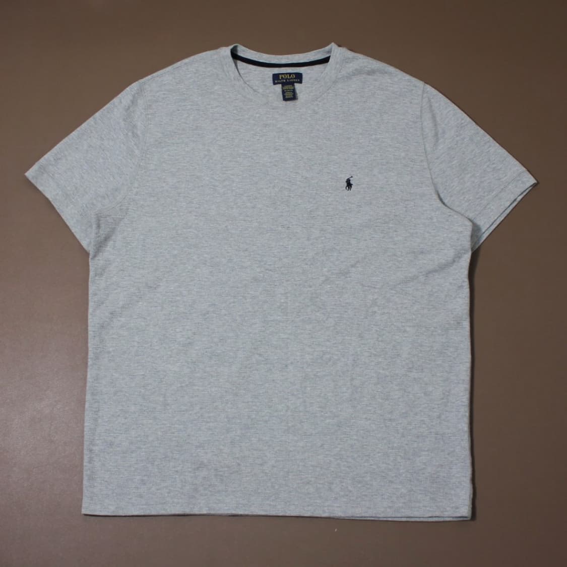 Polo 폴로 랄프로렌 그레이 와플 반팔 라운드 티  상품이미지1