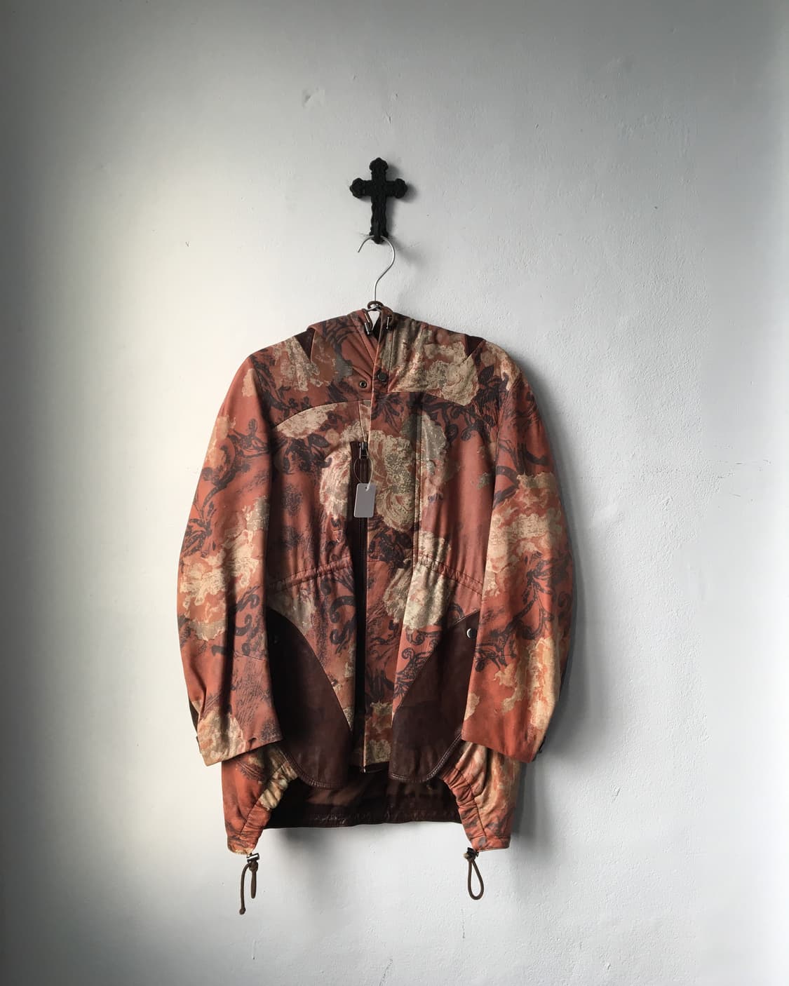 Oriental mood leather hood jacket 상품이미지2