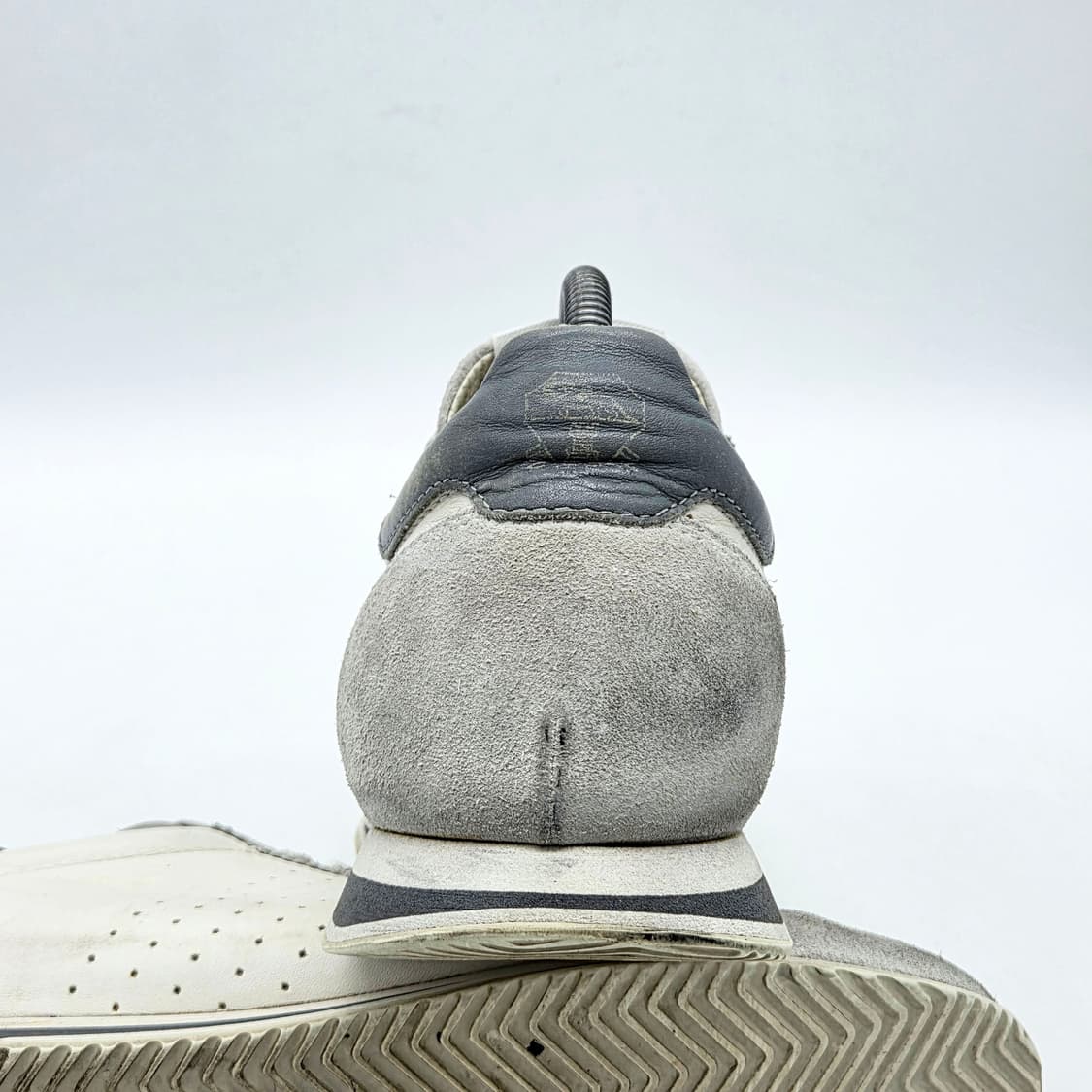 브루넬로 쿠치넬리 레더 트레이너 스니커즈 흰/회 (44) 상품이미지2