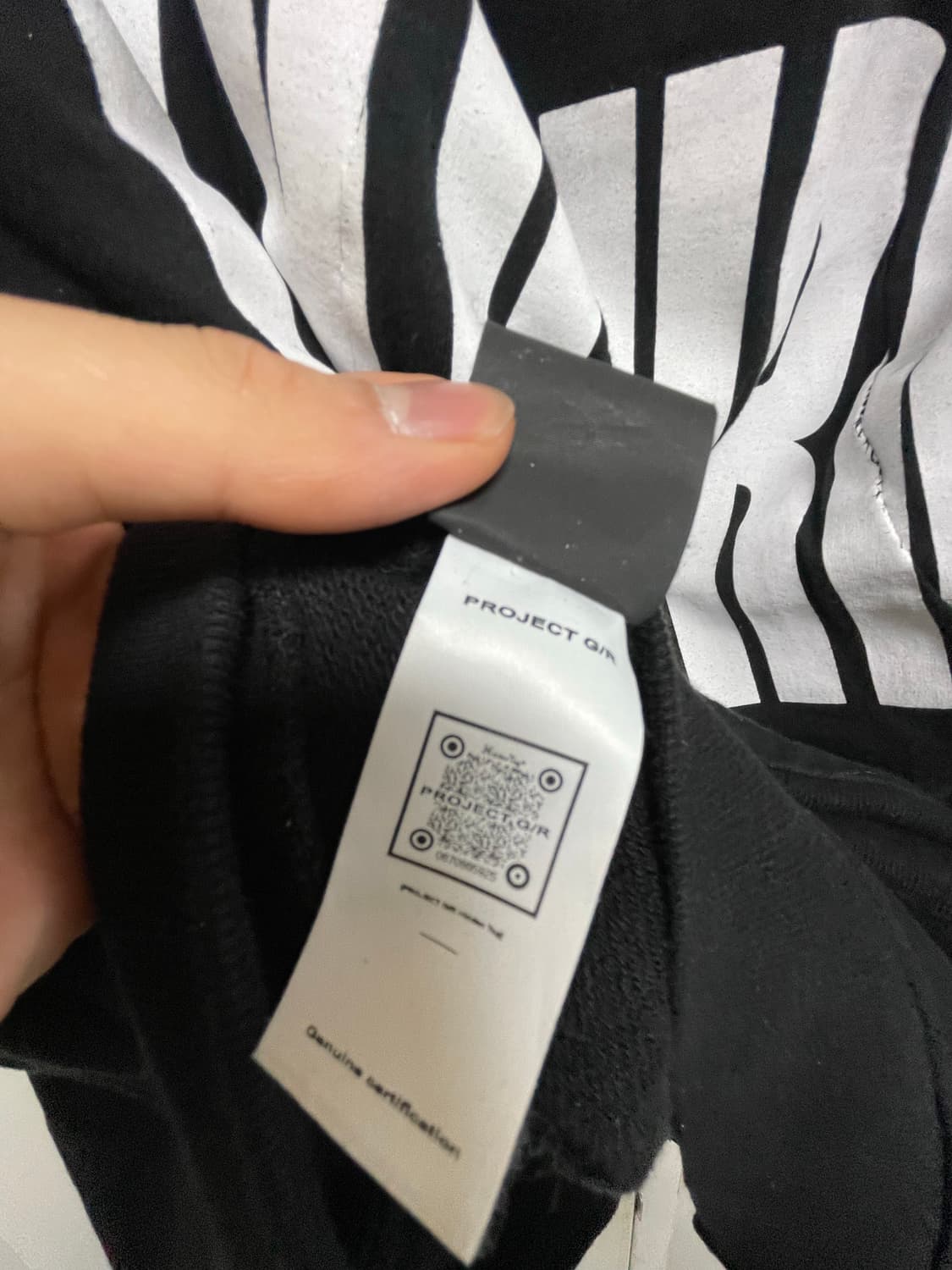 (OS)프로젝트gr 자이언트 집 후드 블랙 상품이미지4