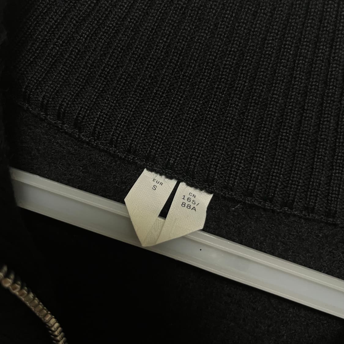 아르켓 블랙 하프집업 울 니트 eur s 상품이미지2