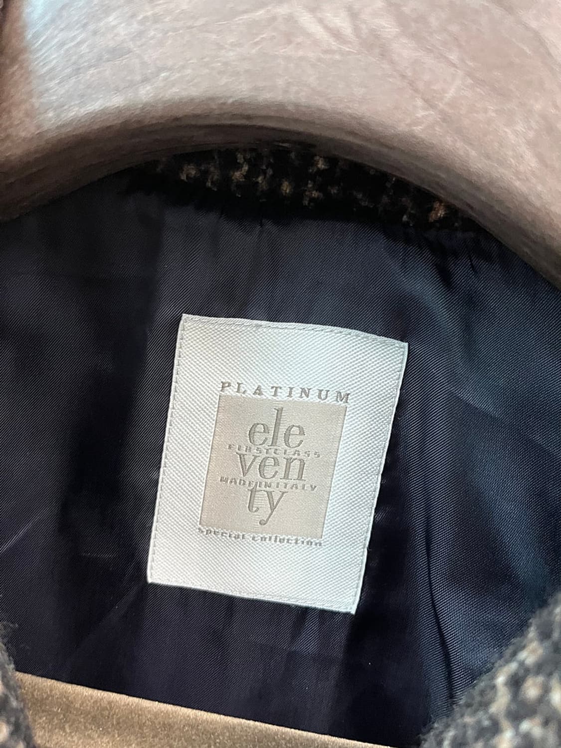 95) 일레븐티 알파카 트위드 더블코트  상품이미지5