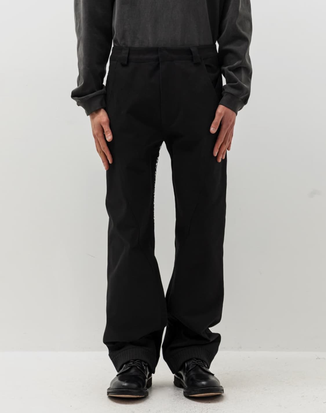 엑슬림 EP.3 02 TROUSERS BLACK 상품이미지2