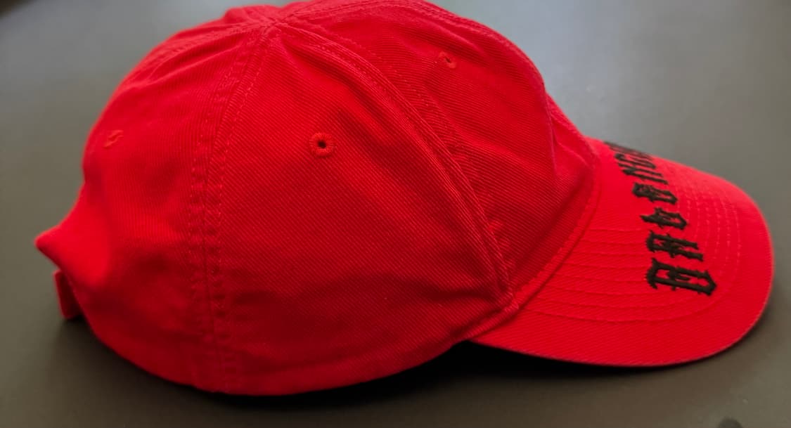 Balenciaga Gothic Logo Baseball Cap 상품이미지6