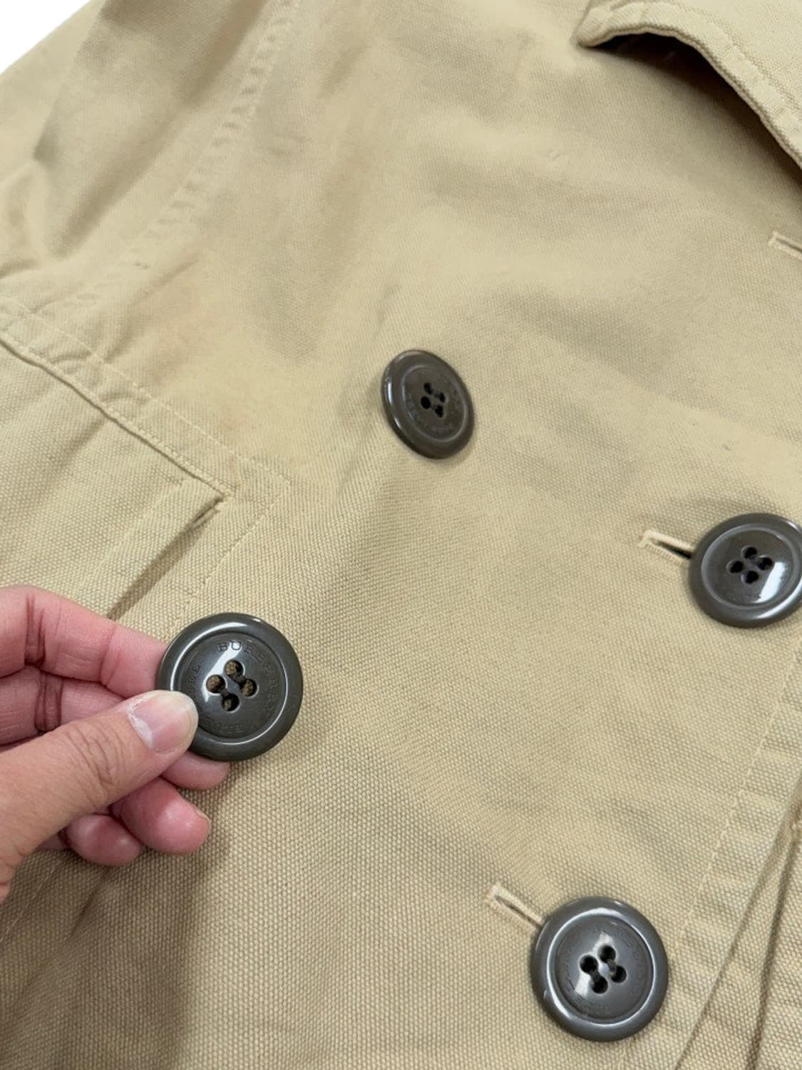 빈티지 버버리 더블 자켓 상품이미지5