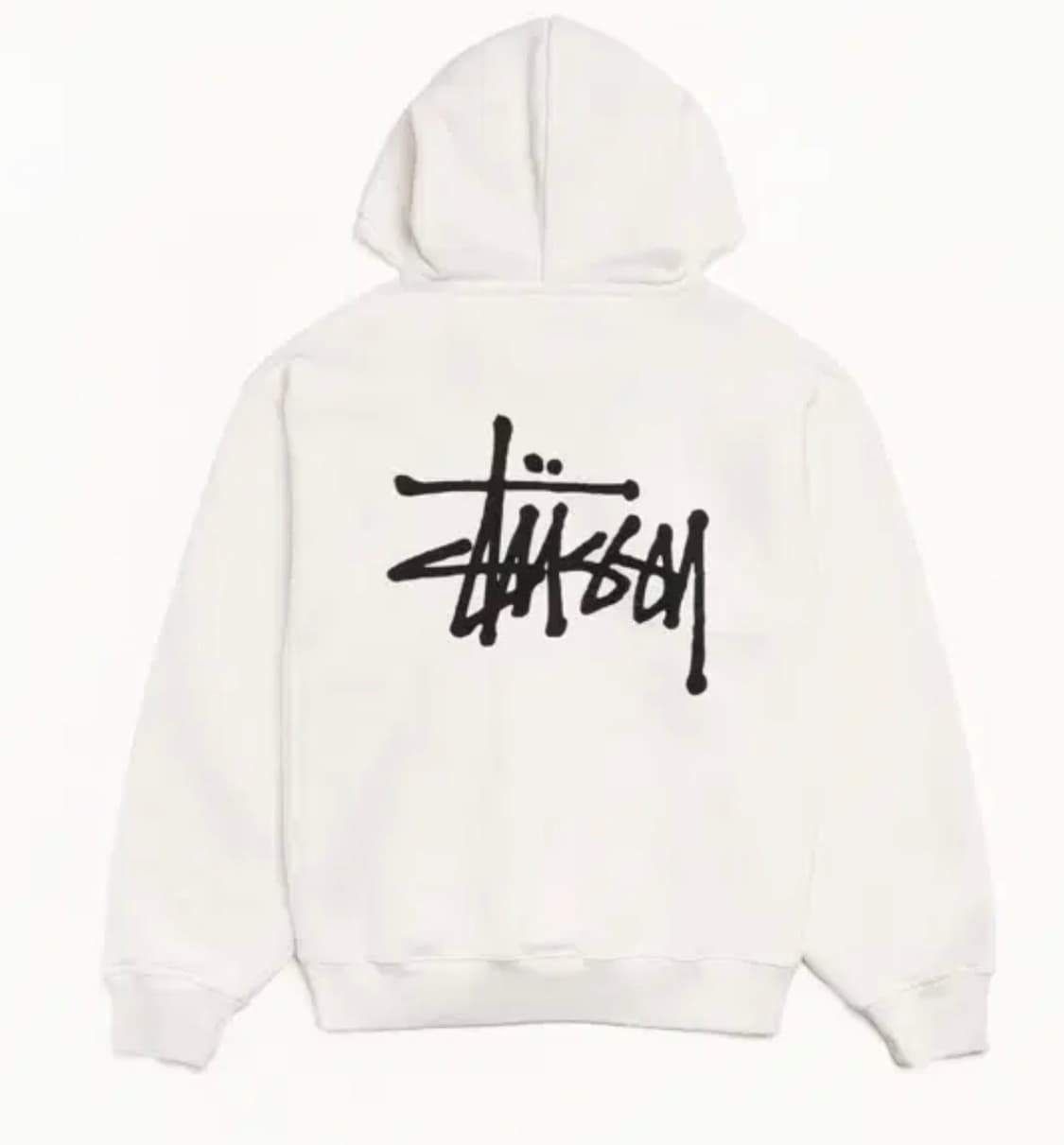 스투시 베이직 후드티 m 화이트 상품이미지1