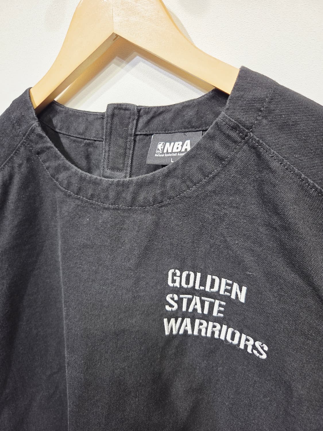 NBA. 남자 골든스테이트 워리어스 반팔 티셔츠 블랙_L 상품이미지7