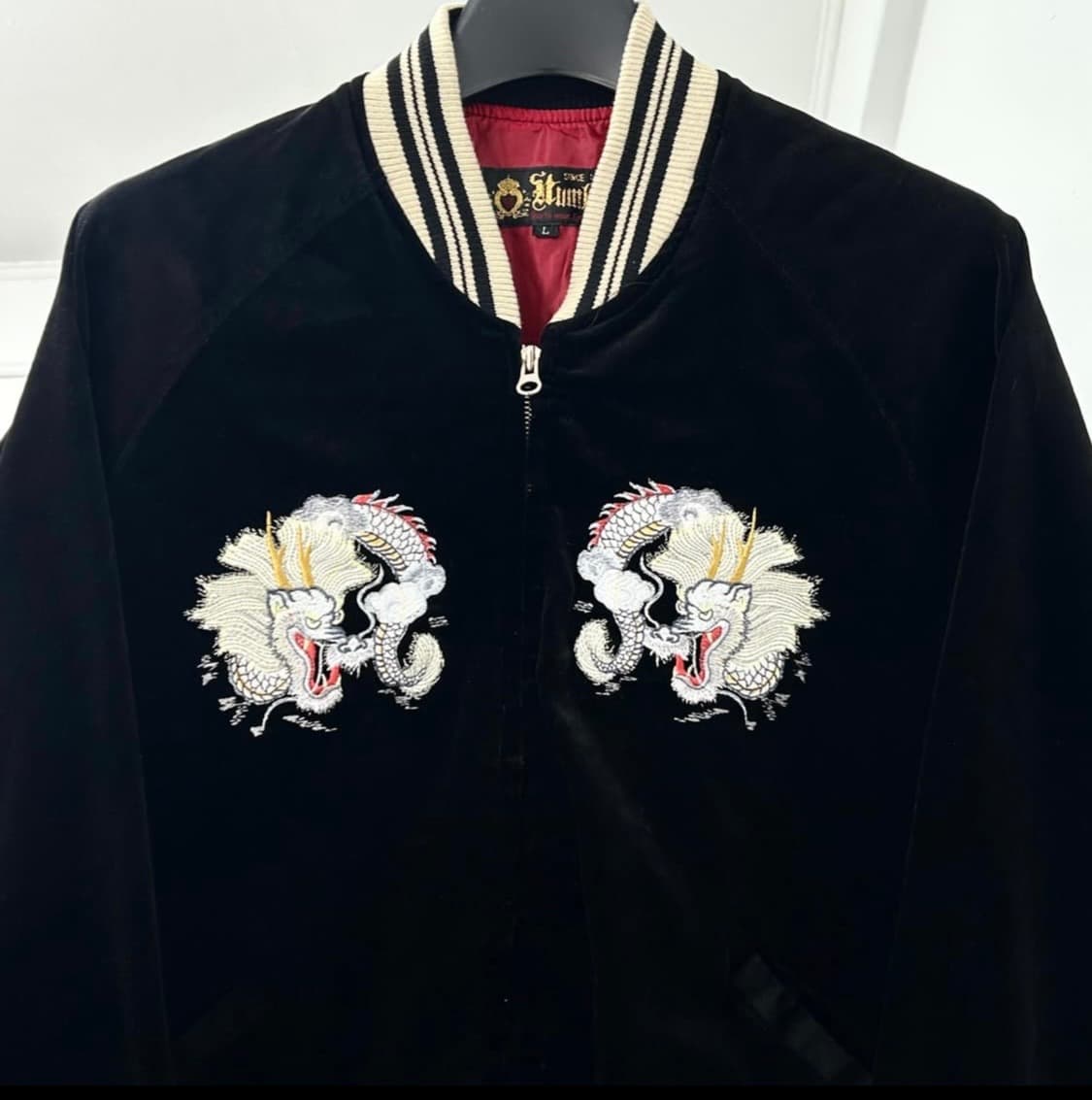 Humber 벨벳자수 스카잔 상품이미지3