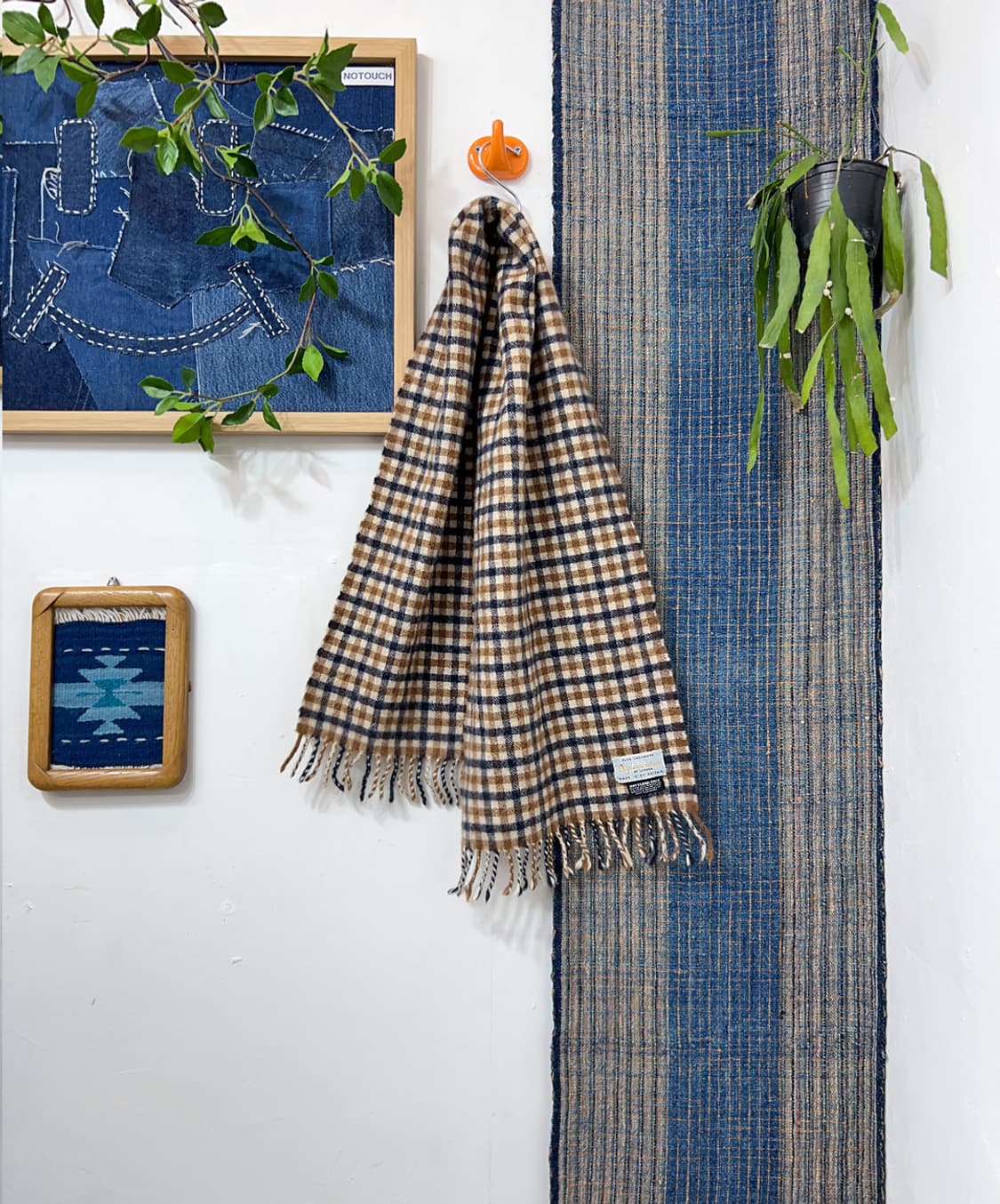 AQUASCUTUM  Check Cashmere Muffler 상품이미지1