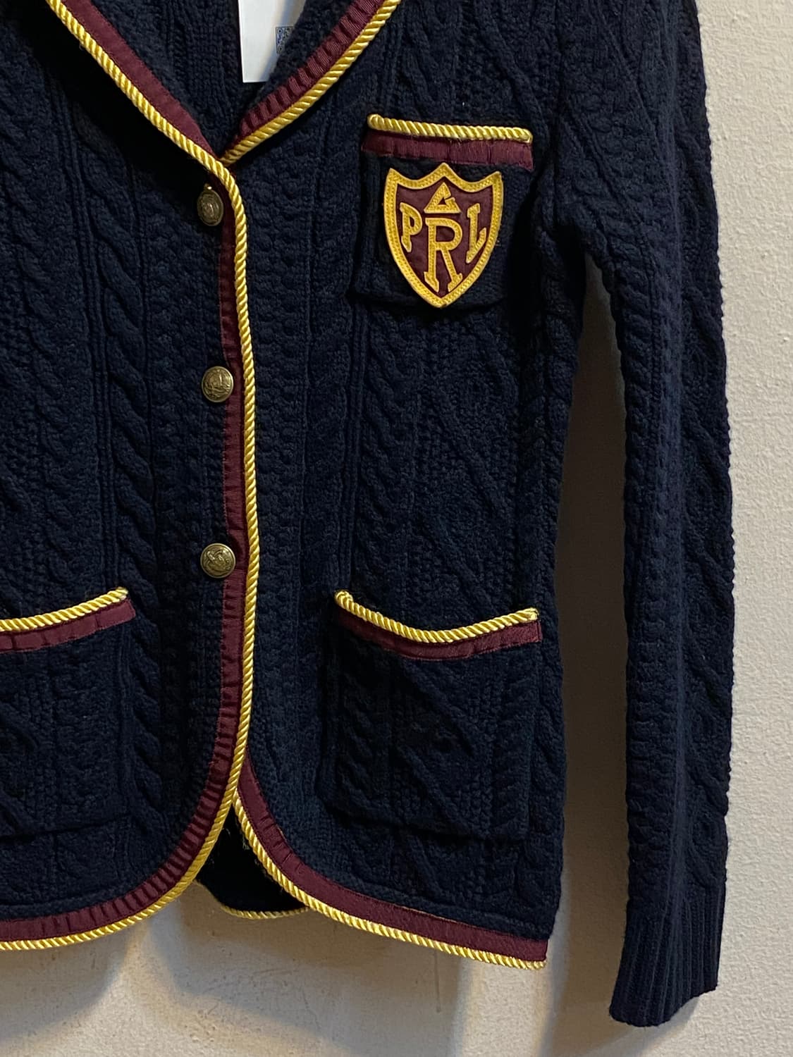 폴로 랄프로렌 크레스트 케이블 니트 가디건 상품이미지3