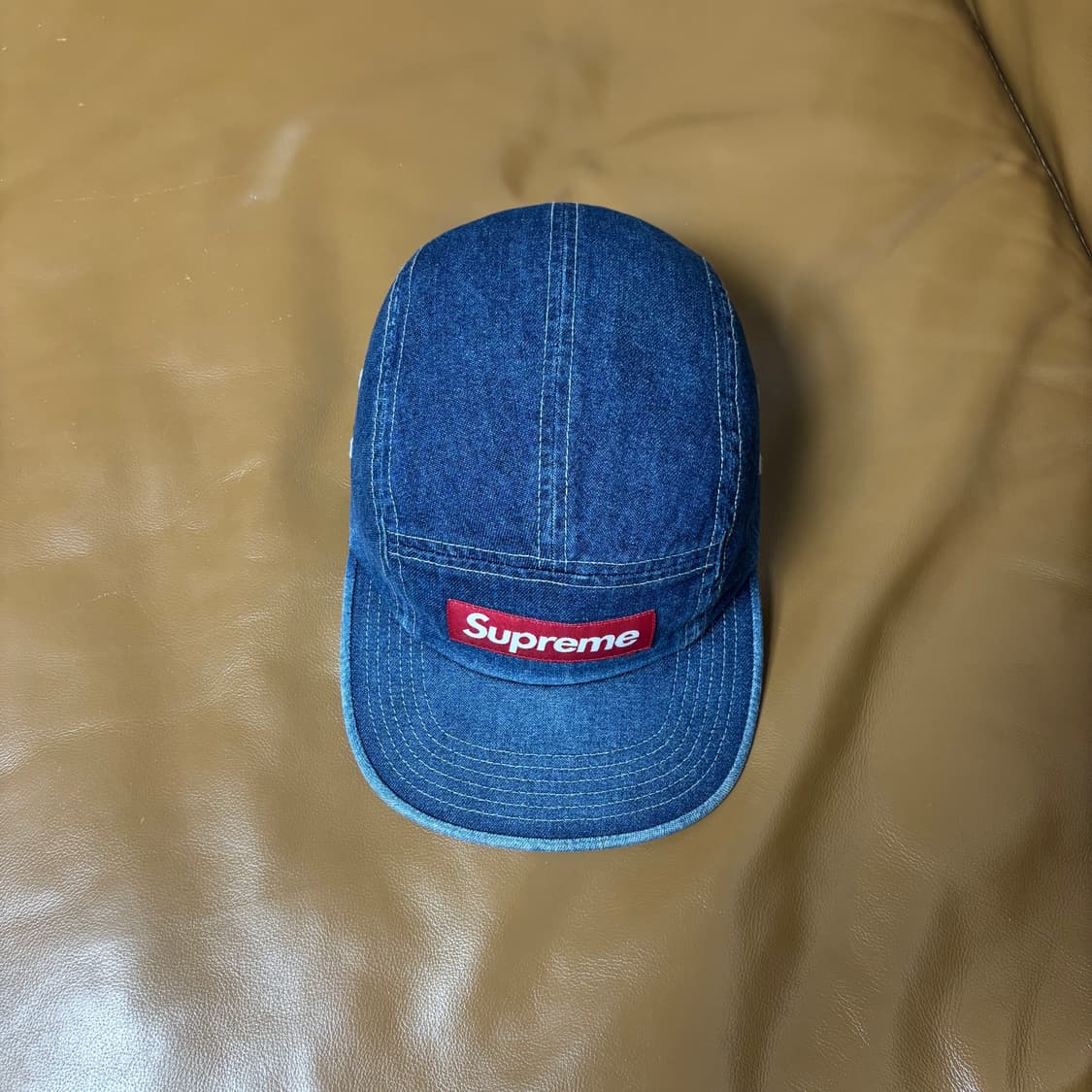 Supreme 슈프림 워시드 데님 캠프캡 모자 (Washed Denim) 상품이미지5